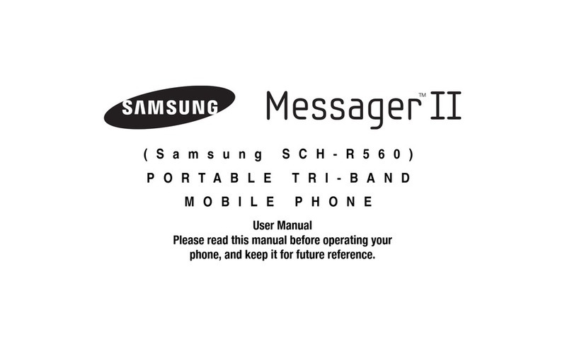 Samsung Messager II SCH-R560 Series User manual