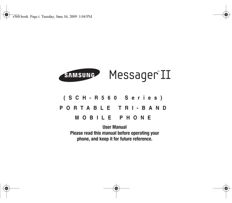Samsung Messager II GH68-23718A User manual