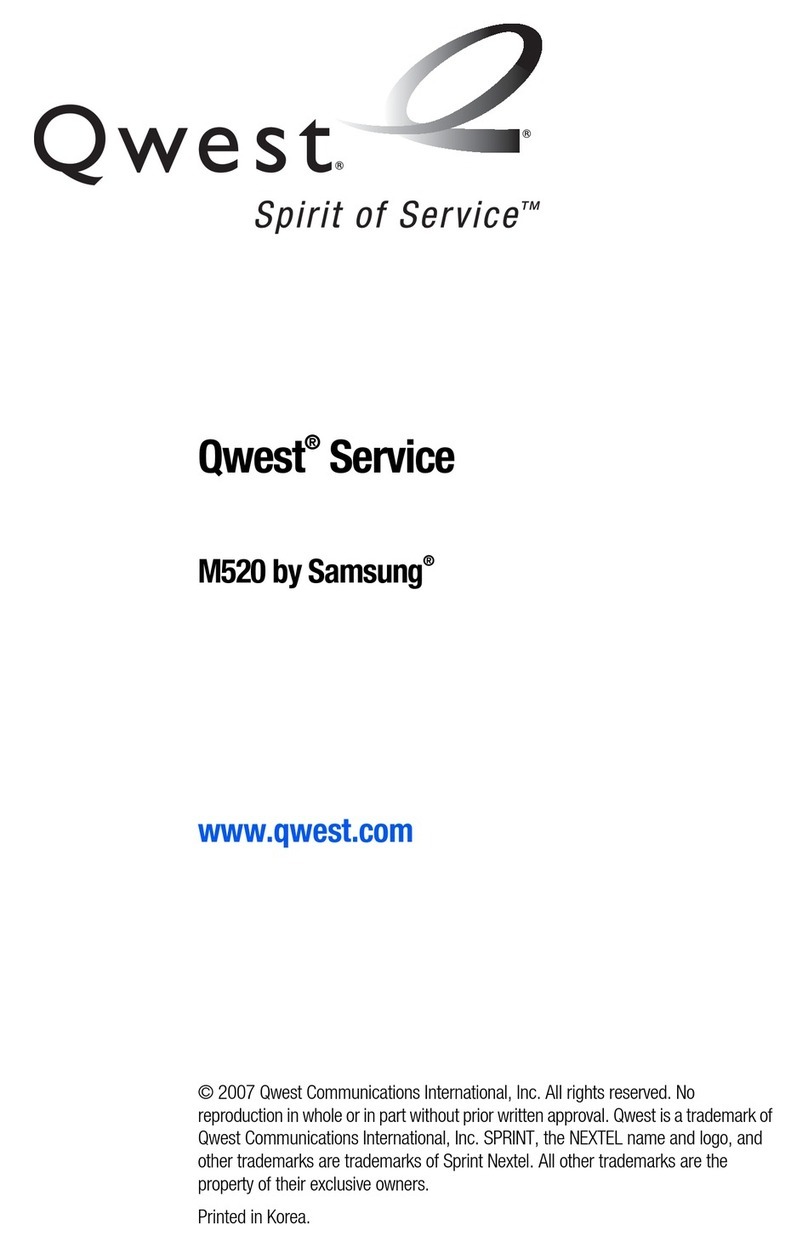 Samsung M520 User manual