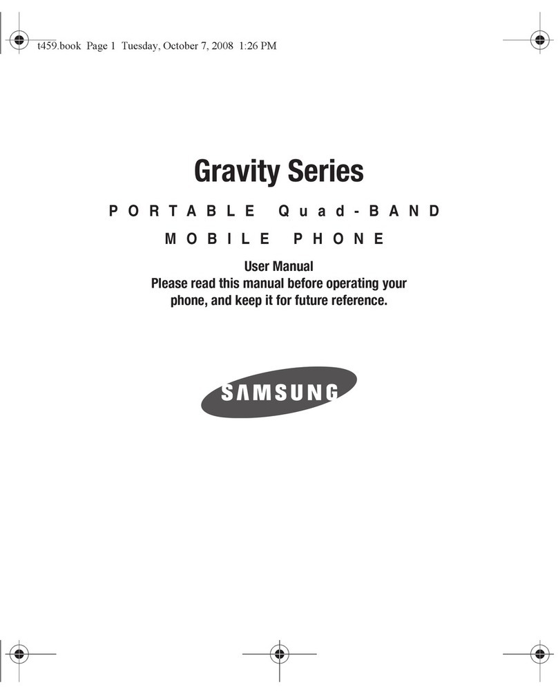 Samsung Gravity Series User manual