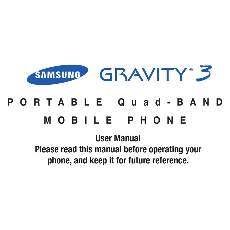 Samsung Gravity 3 SGH-t479 User manual