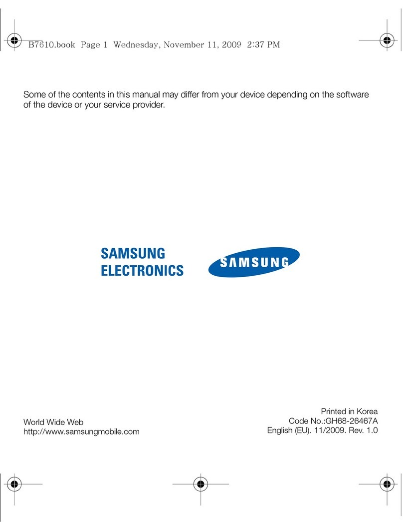 Samsung GT-B7610 User manual