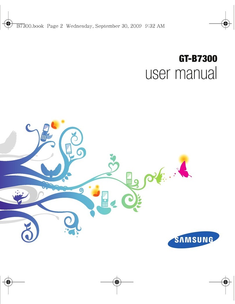 Samsung GT-B7300 User manual Samsung GT-B7300 User manual