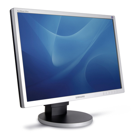 Samsung 225BW - SyncMaster - 22" LCD Monitor User manual Samsung 225BW - SyncMaster - 22" LCD Monitor User manual