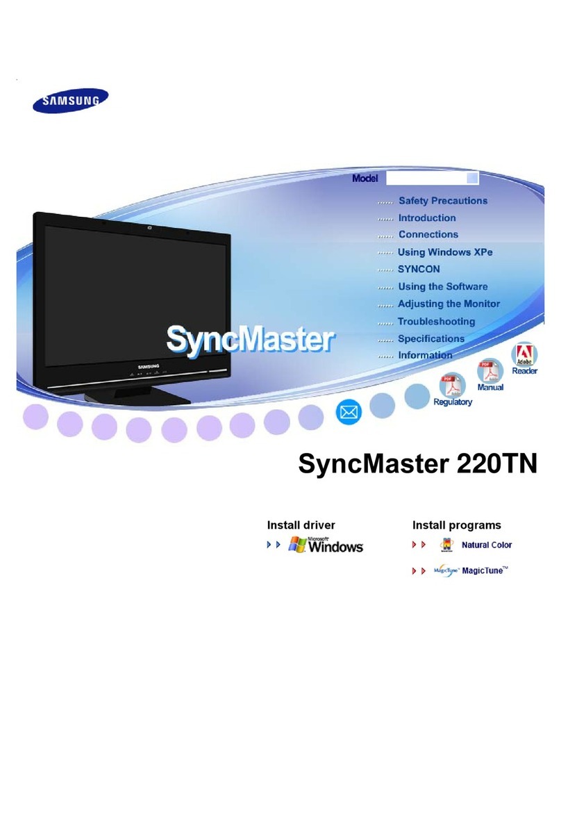 Samsung SyncMaster 220TN User manual