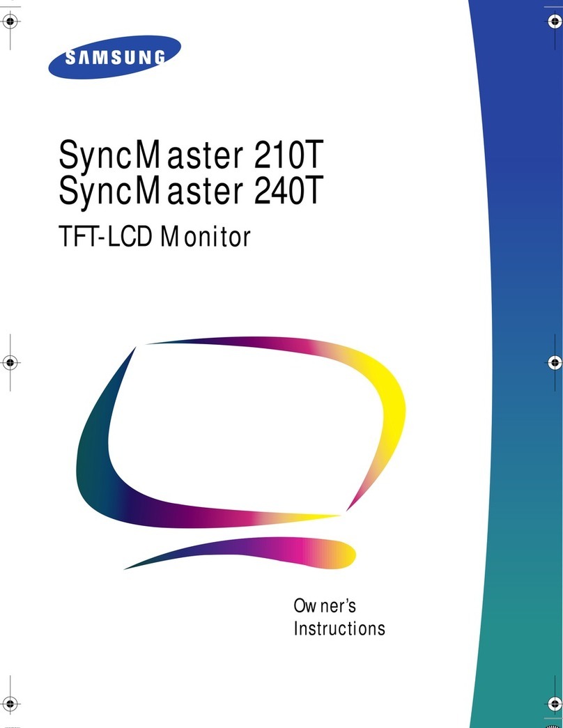 Samsung SyncMaster 210T User manual