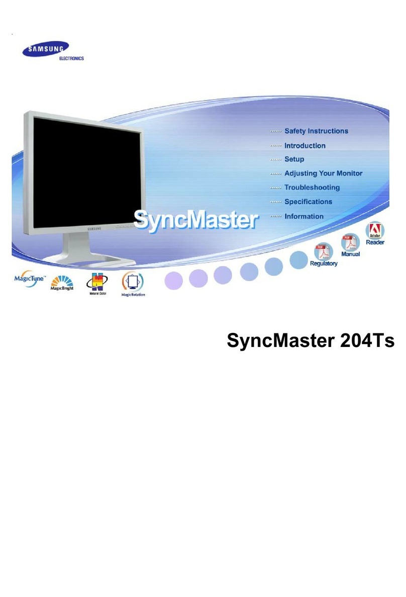 Samsung SyncMaster 204Ts User manual