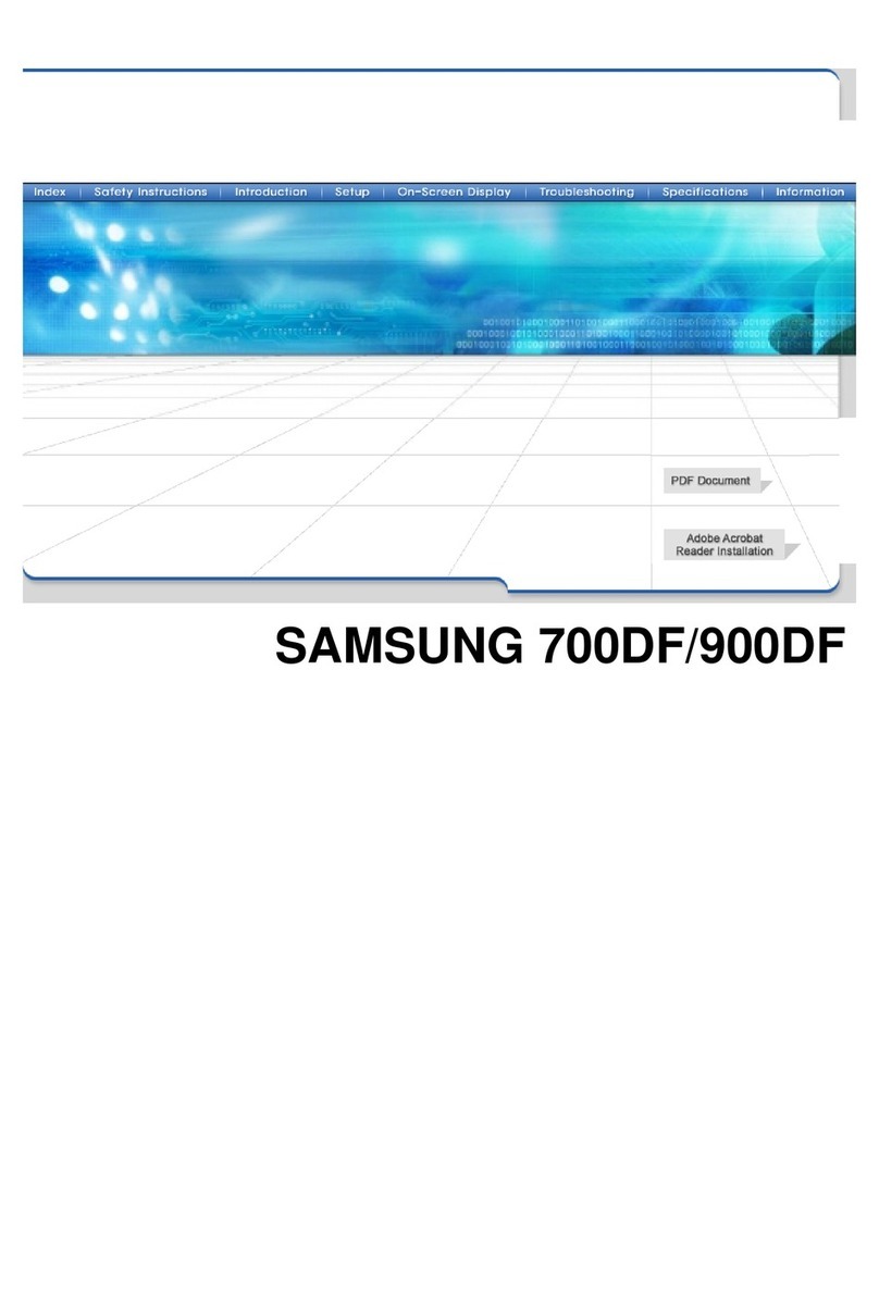 Samsung 700DF/900DF User manual