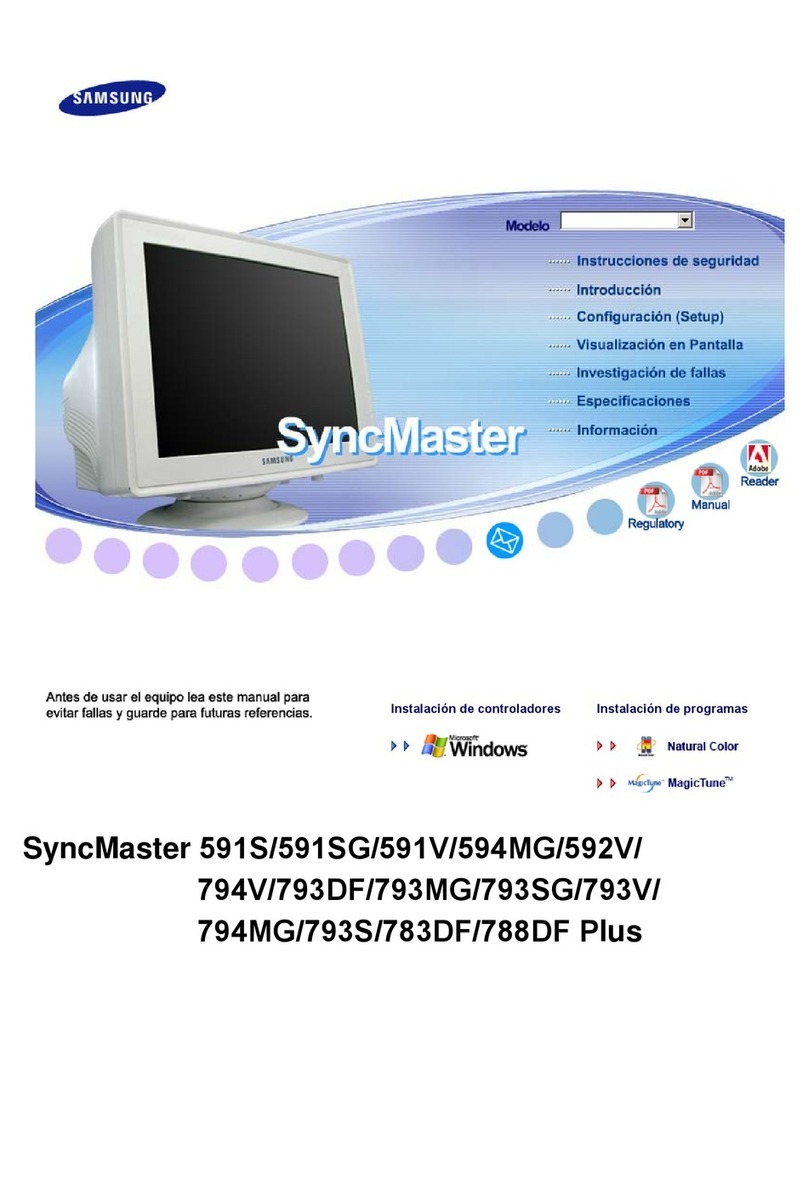 Samsung SyncMaster 591s User manual