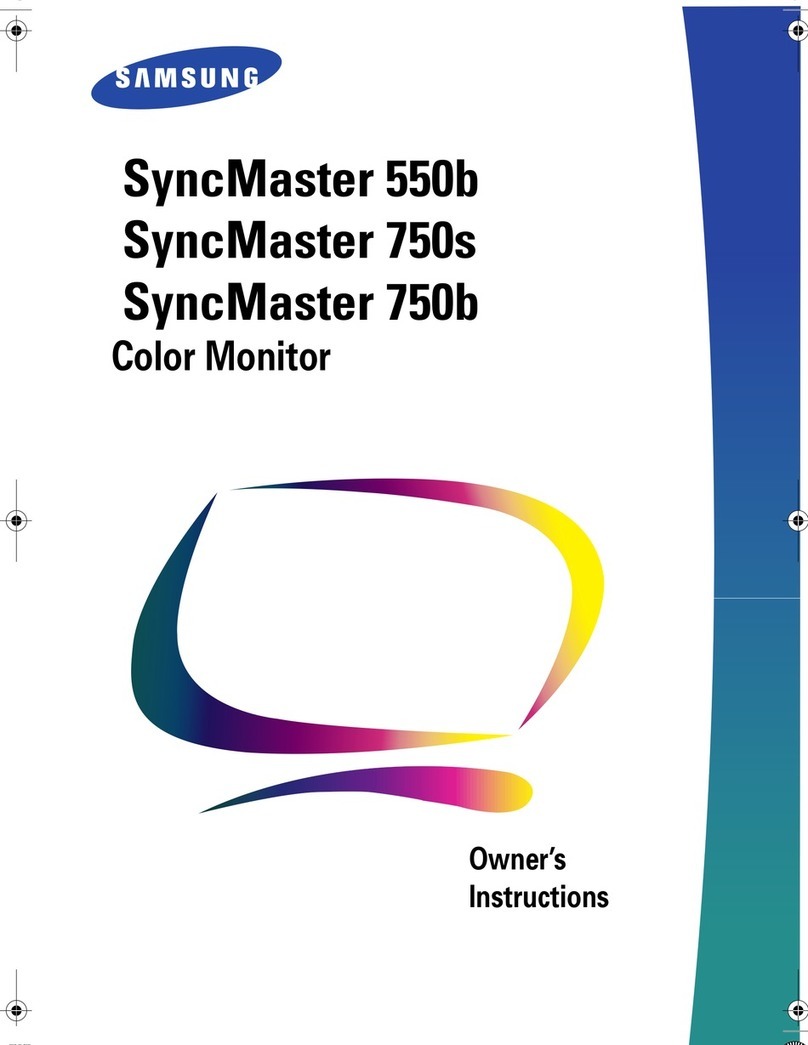 Samsung SyncMaster 550b User manual