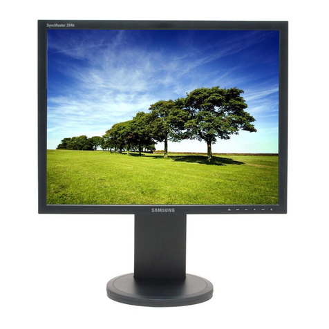 Samsung 204B - SyncMaster - 20.1" LCD Monitor User manual