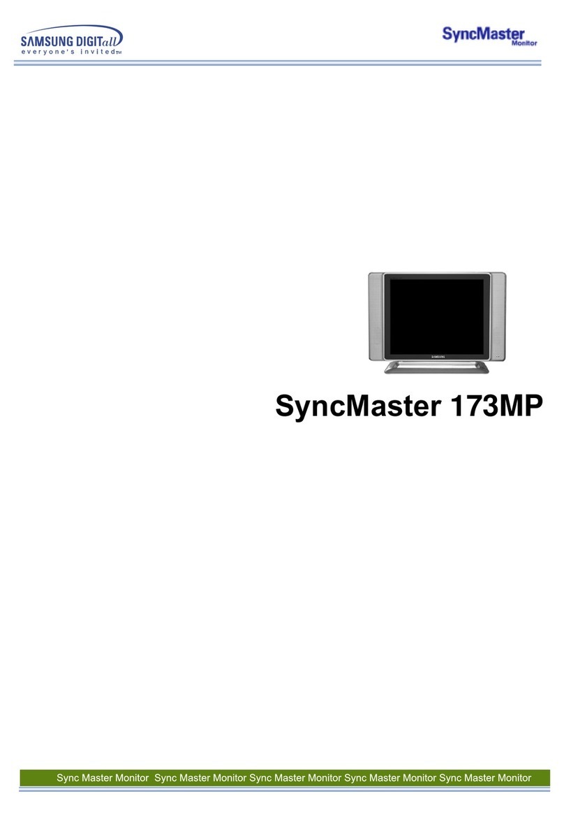 Samsung SyncMaster 173MP User manual
