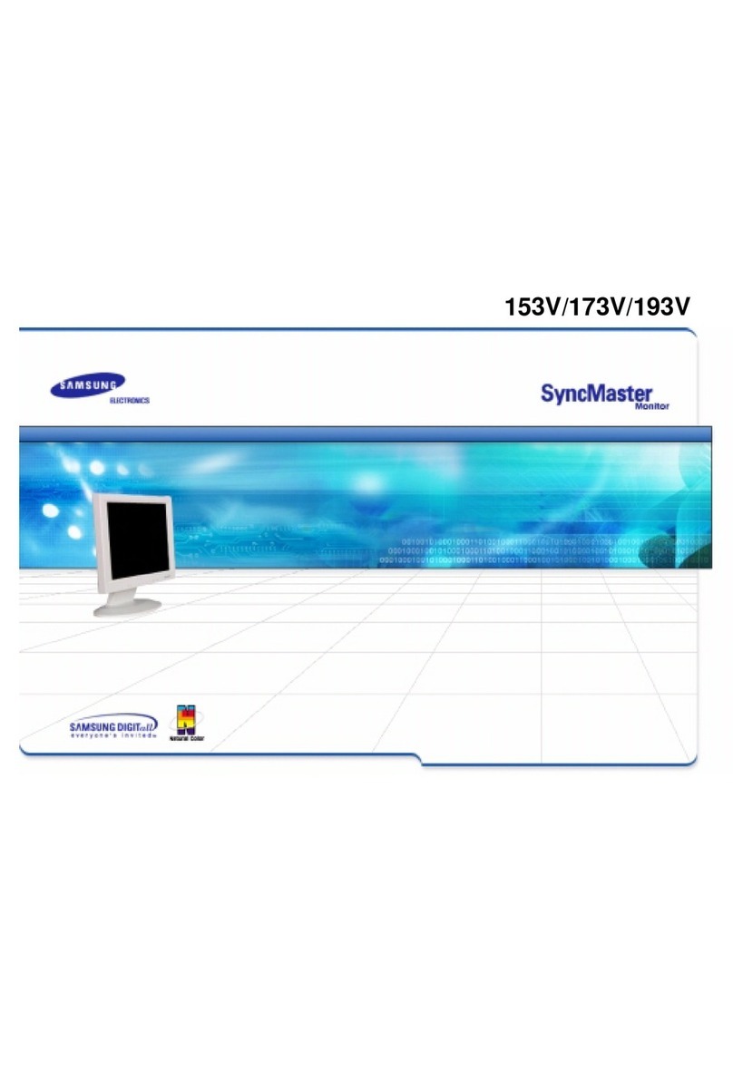 Samsung SyncMaster 153V User manual Samsung SyncMaster 153V User manual