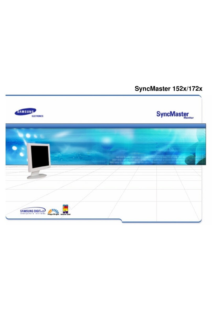 Samsung SyncMaster 152X User manual