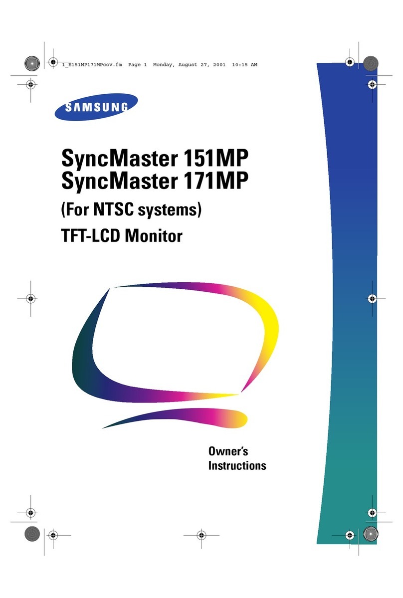 Samsung 151MP - SyncMaster 151 MP User manual