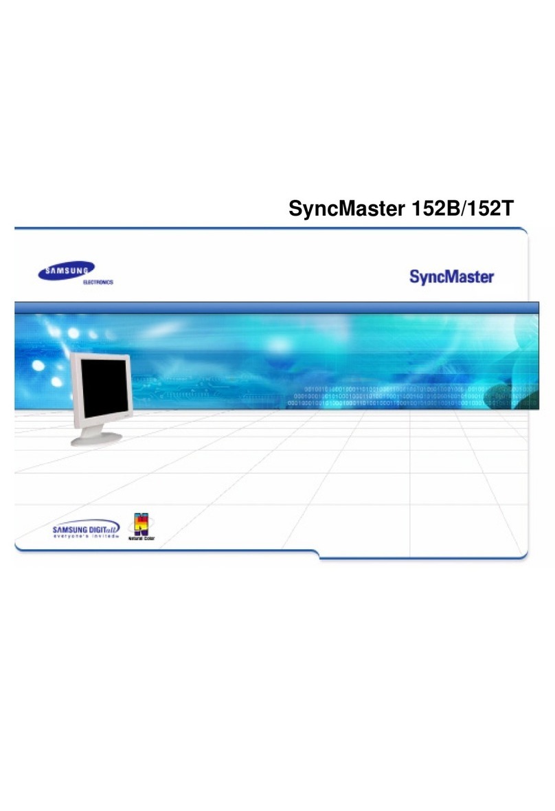 Samsung SyncMaster 152T User manual