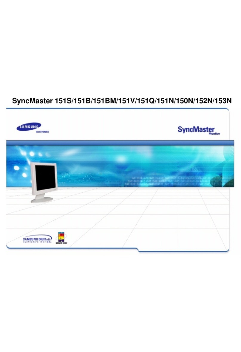 Samsung SyncMaster 151BM User manual