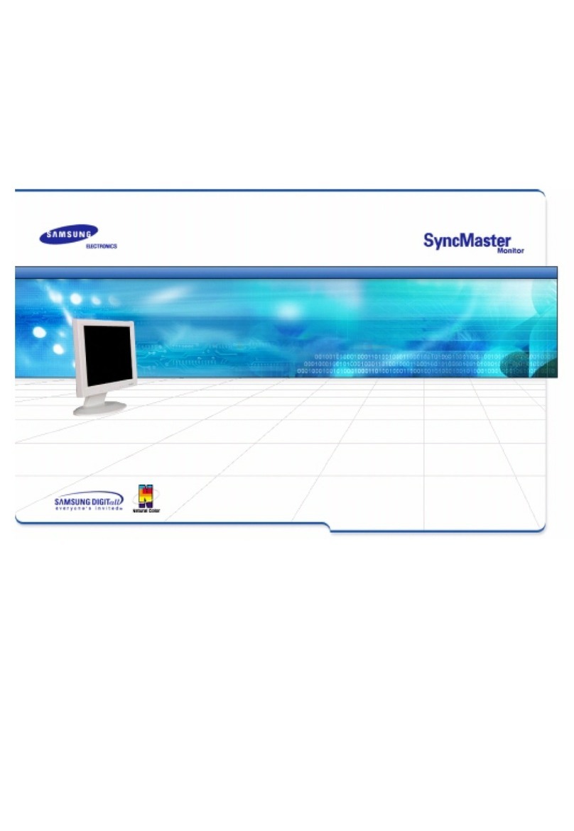 Samsung SyncMaster 181 T User manual