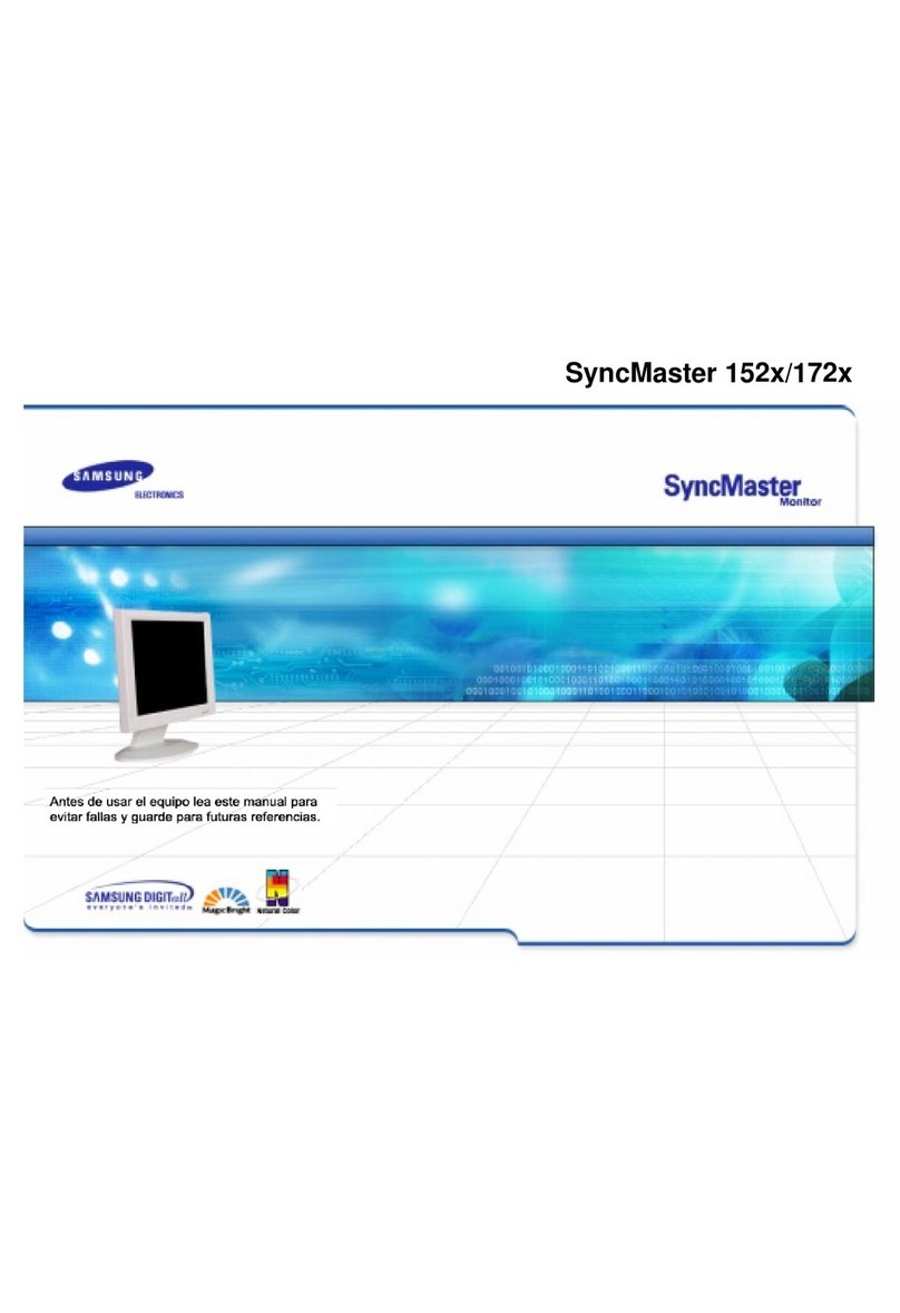 Samsung SYNCMASTER 152X/172X User guide