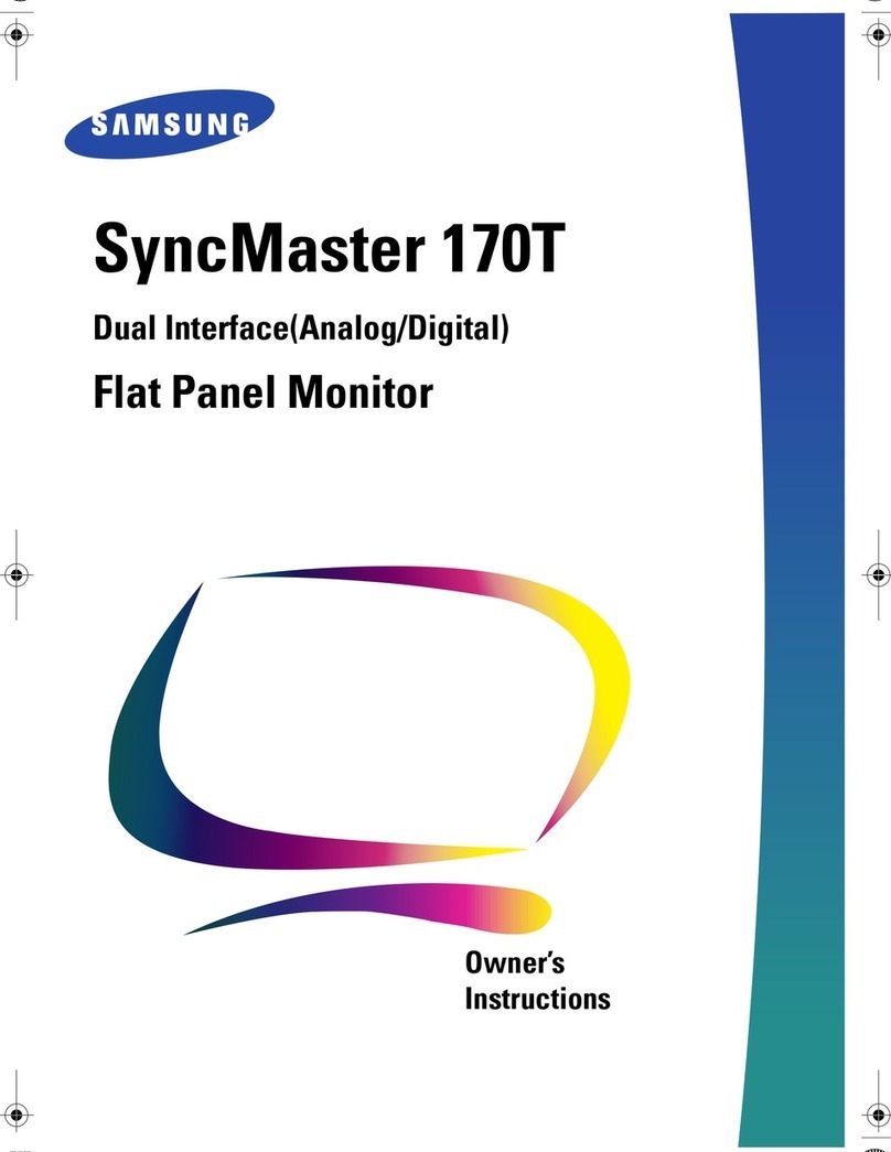 Samsung SyncMaster 170T User manual