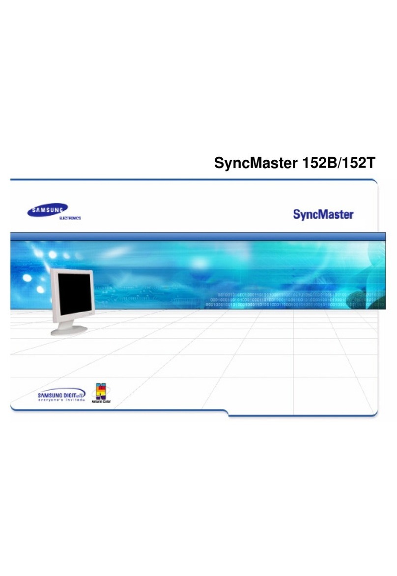 Samsung SyncMaster 152 B User guide