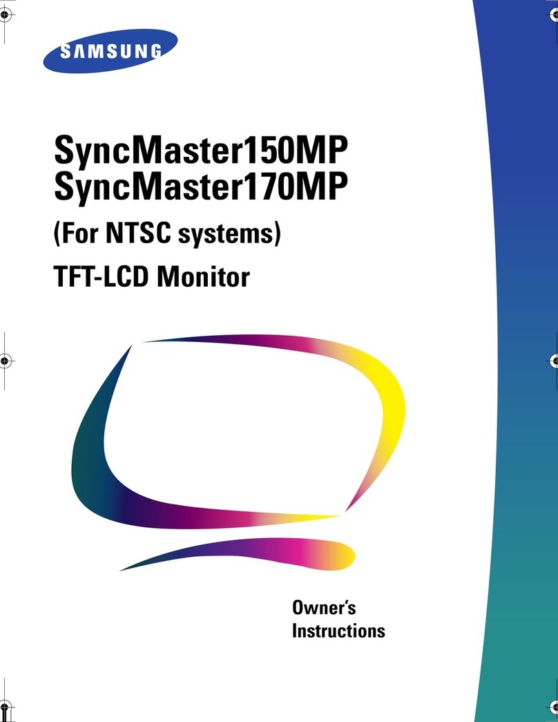Samsung SyncMaster 150MP User manual