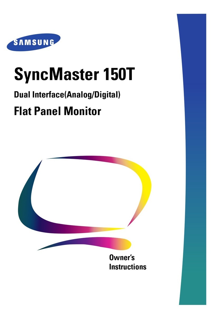 Samsung SyncMaster 150T User manual
