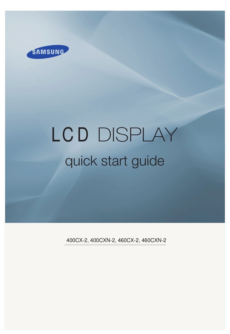 Samsung SyncMaster 400CX-2 User manual