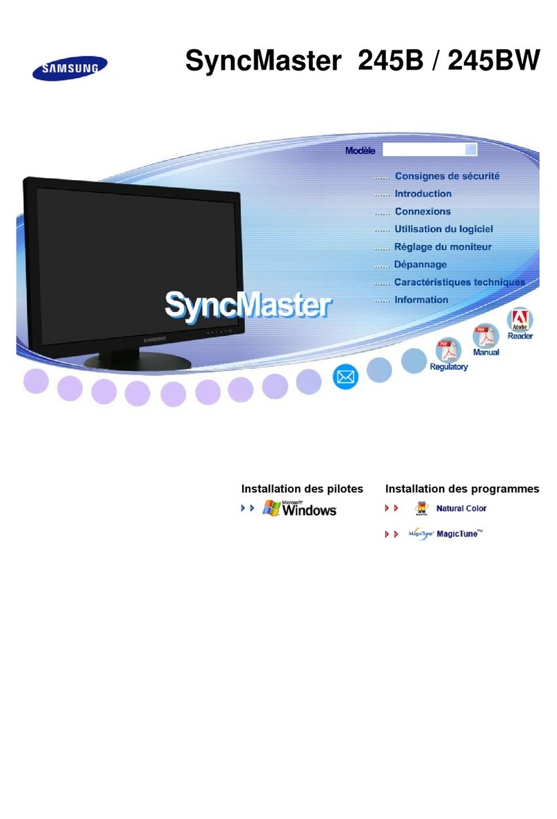Samsung SyncMaster 245B, 245BW User manual