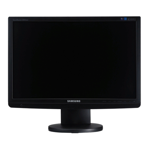 Samsung 2243WM - SyncMaster - 22" LCD Monitor User manual