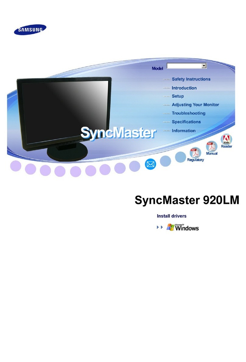 Samsung SyncMaster 920LM User manual