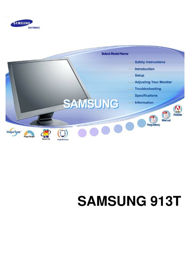 Samsung SyncMaster 913T User manual