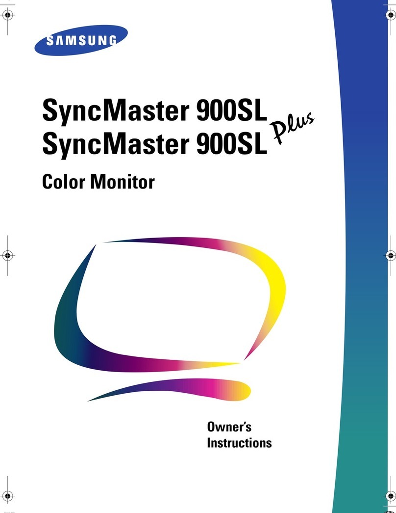 Samsung SyncMaster 900SL Plus User manual