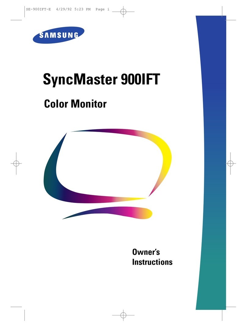 Samsung SyncMaster 900 IFT User manual