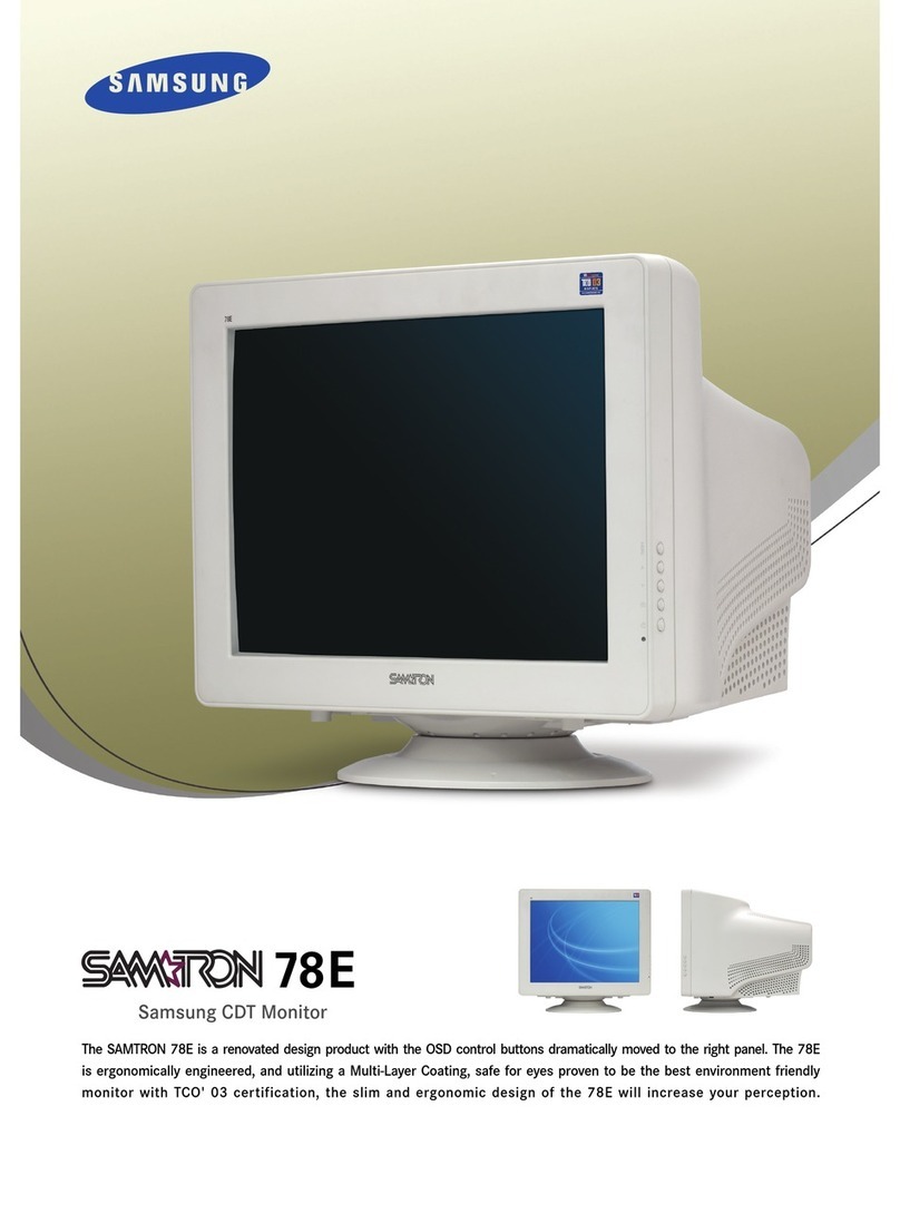 Samsung Samtron 78E User manual