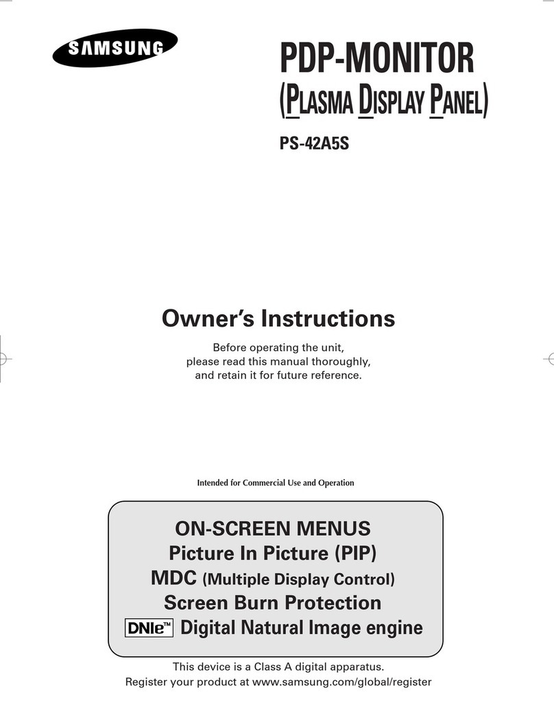 Samsung PS-42A5S User manual