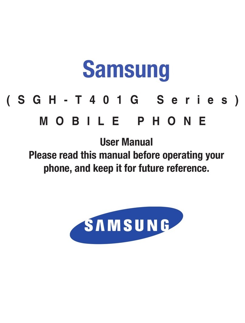 Samsung SGH-T401G Series User manual