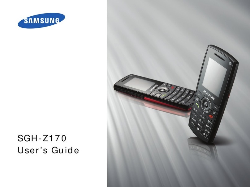 Samsung SGH-Z170 User manual Samsung SGH-Z170 User manual