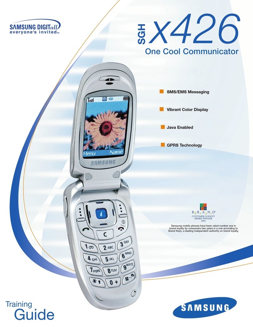 Samsung SGH-X426 User manual