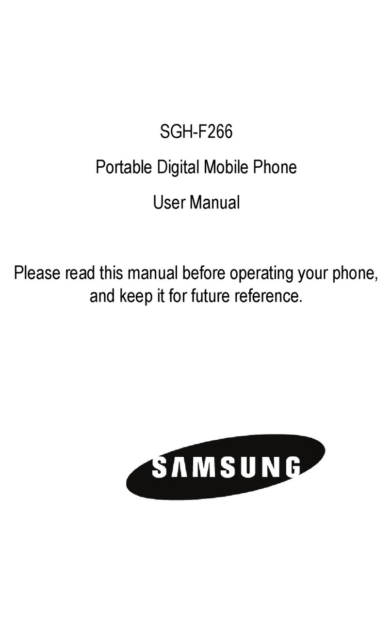 Samsung SGH-F266 User manual