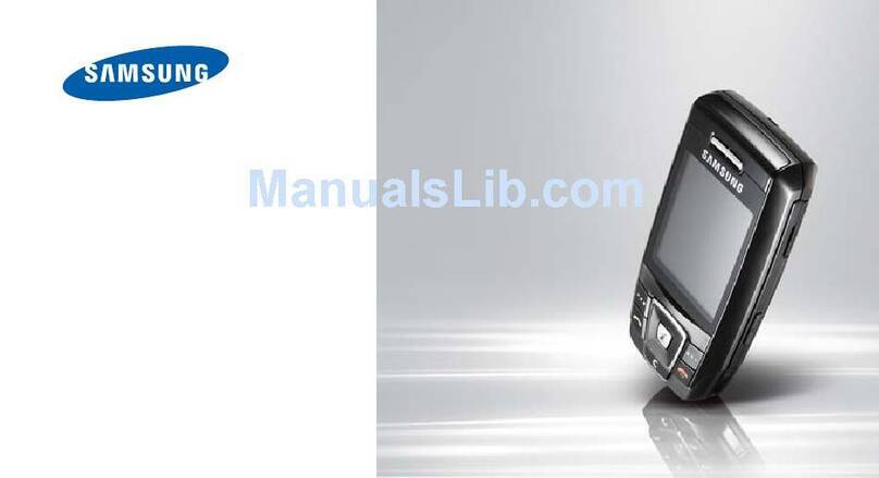 Samsung SGH-E390 User manual