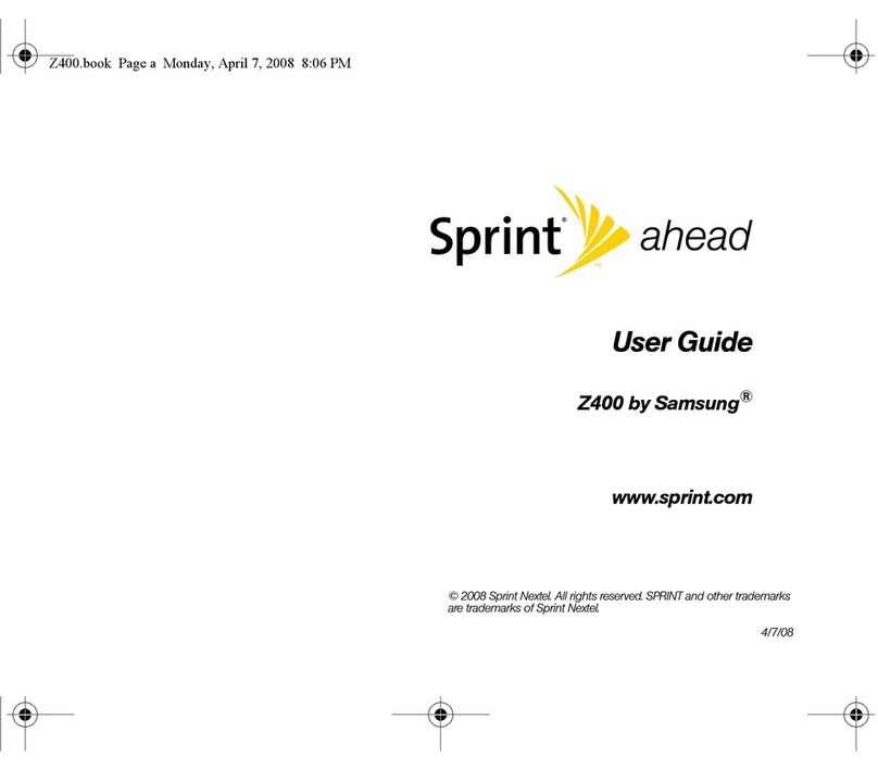 Samsung Z400 User manual