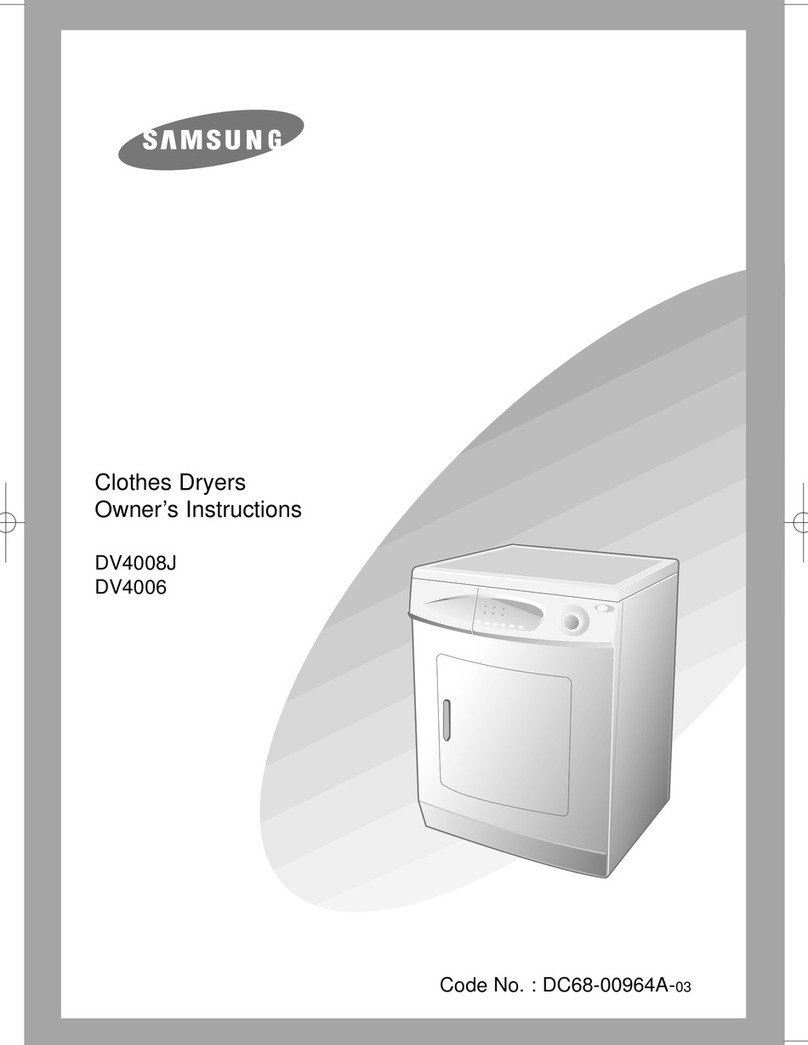 Samsung DV4006 User manual