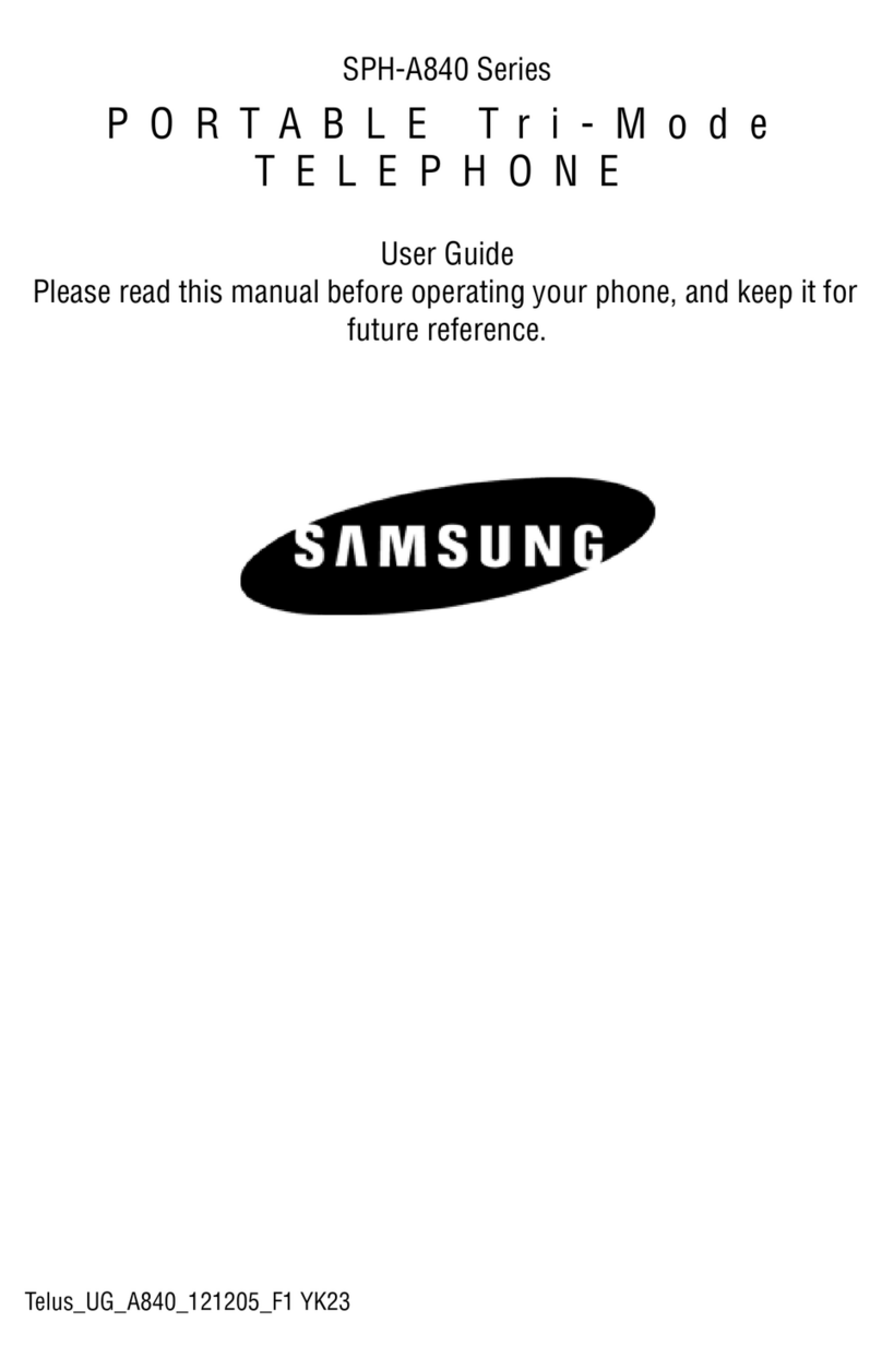 Samsung A840 - SPH Cell Phone User manual