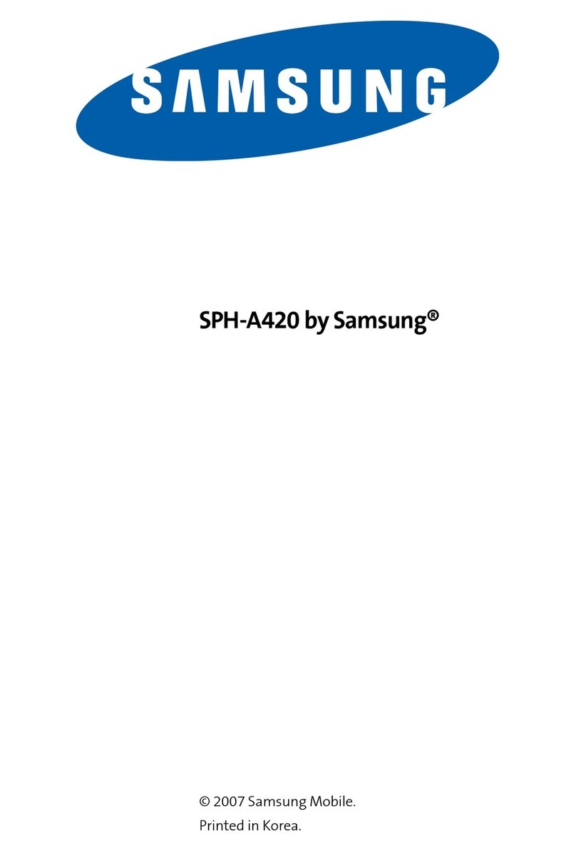 Samsung A420 owner's manual