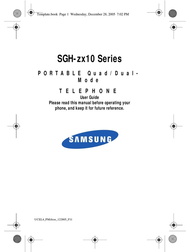 Samsung SGH-zx10 Series User manual