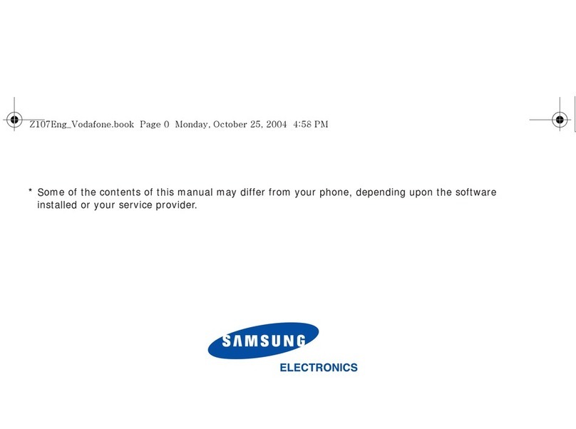 Samsung SGH-Z107M User manual