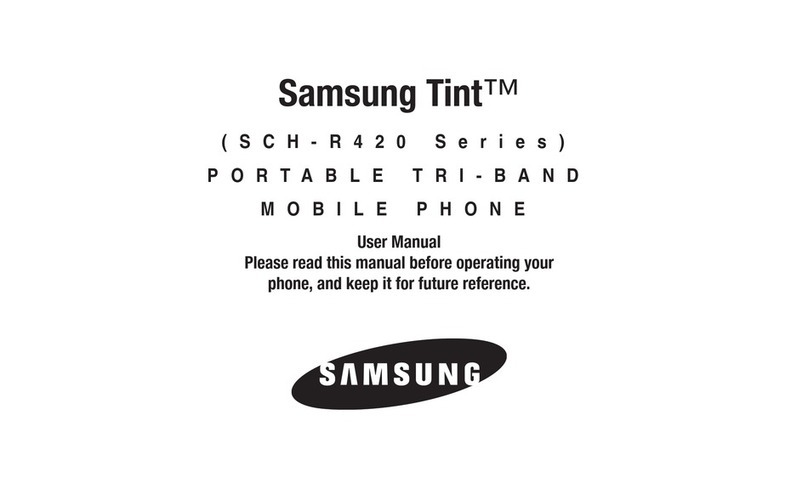 Samsung Tint SCH-R420 Series User manual