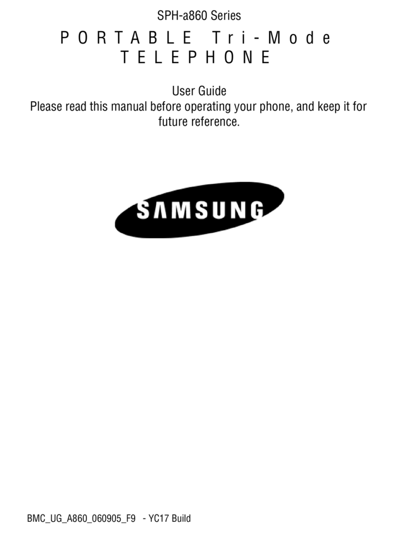 Samsung SPH-a860 Series User manual Samsung SPH-a860 Series User manual