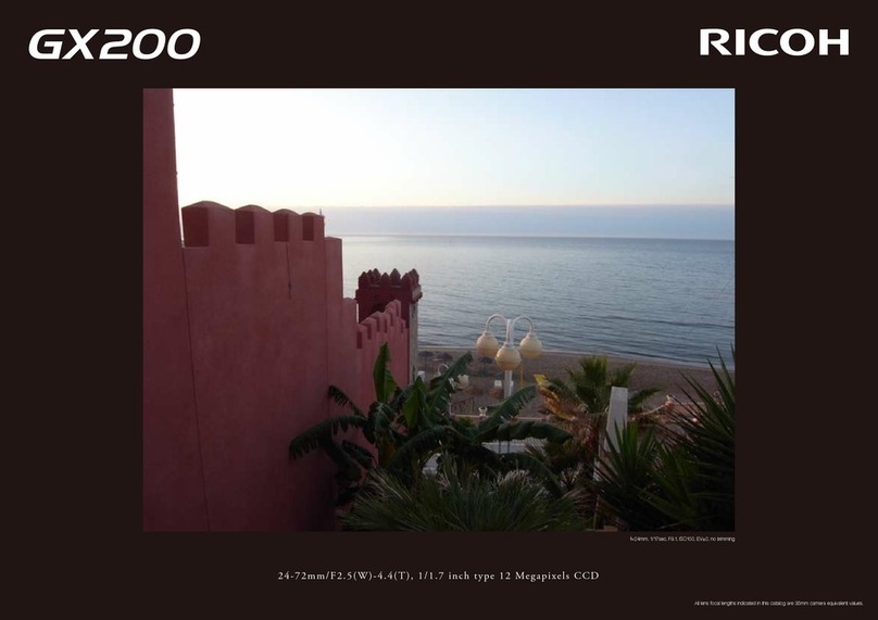 Ricoh GX200 User manual